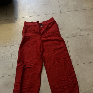 rote leinenhose 