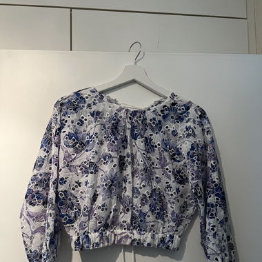 Top Floreale con Lacci