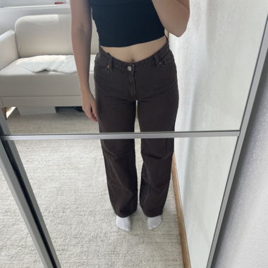 brown jeans, gr 36