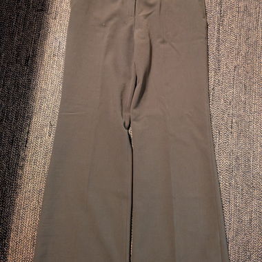 Pantaloni in tessuto grigio-verde