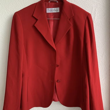 Red MaxMara Blazer