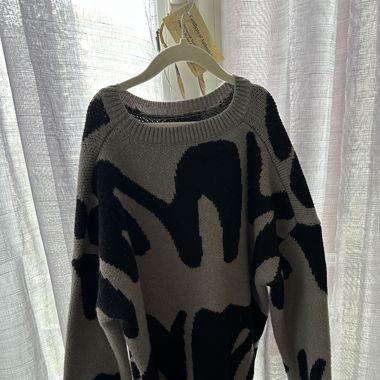 pull noir et gris 