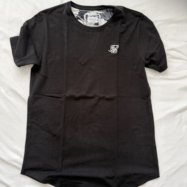SikSilk T-Shirt Schwarz Gr. M
