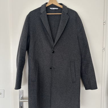 Cappotto in lana Zara grigio