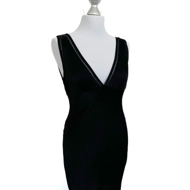 BLACK SLIP DRESS