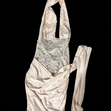 Spitzen-Neckholder Dress