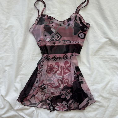 vintage cami y2k top size M