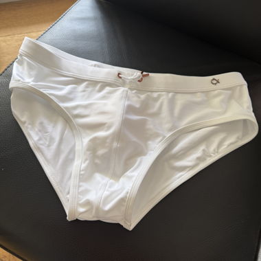 Elia Beachwear Corfu Profile Brief Bianco