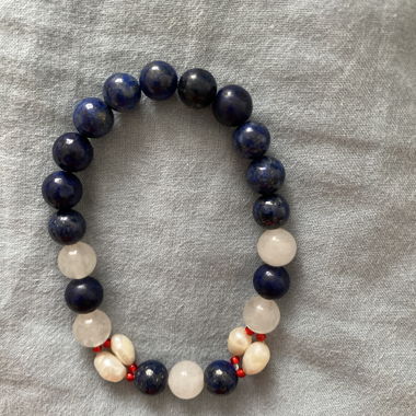 Bracciale fatto a mano in pietre naturali 