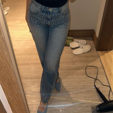 Glitzer Jeans 