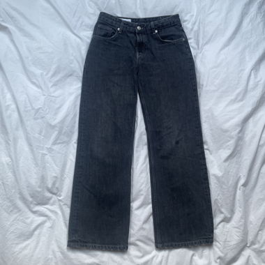 Schwarze Zara Baggyjeans