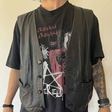 VINTAGE LEATHER VEST