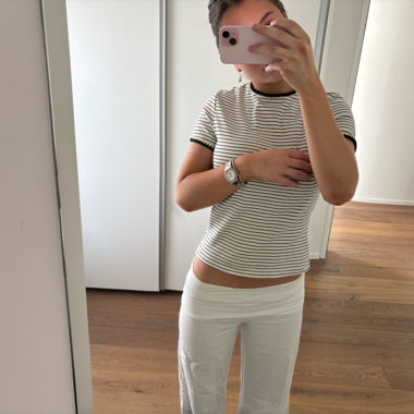 T-shirt rayé Mango