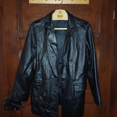 Manteau/veste en cuir vintage