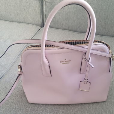 KateSpade New York pink leather handbag