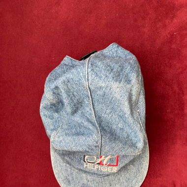Cappellino 5 pannelli in denim vintage anni '90, Tommy Hilfiger