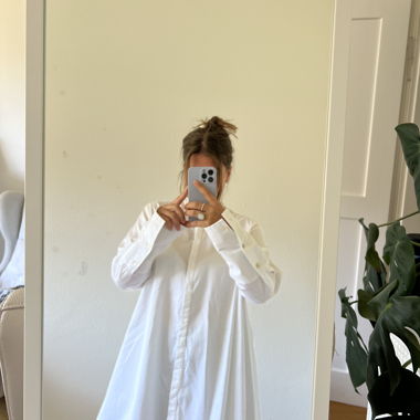 Chemise blanche longue
