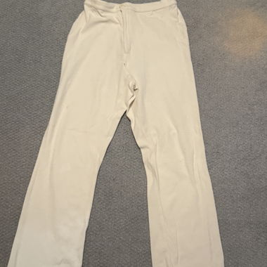 Pantalon beige Djfer Avenue en tissu éponge