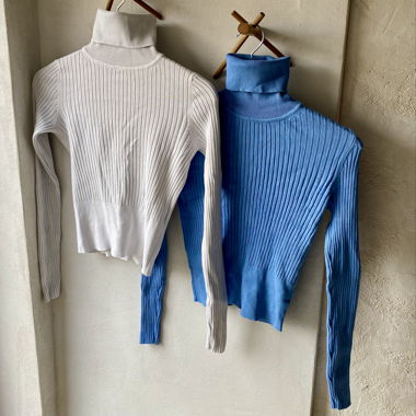 Zwei-Pullover-Set mit Rollkragen Zara S