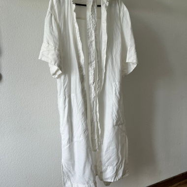 Abito in lino bianco Marc O'Polo