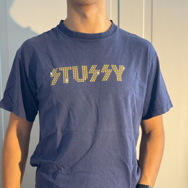 Stüssy x Kiss - Vintage Blue Tee