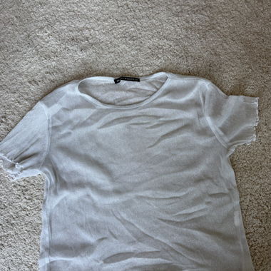 Glitzer-T-Shirt Silber