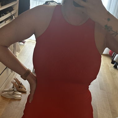 Kleid rot von H&M 