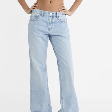 Straight leg jeans