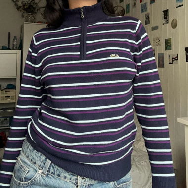 Lacoste vintage quarter Zip