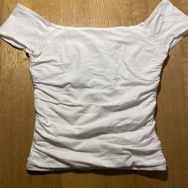 White Off-Shoulder Top