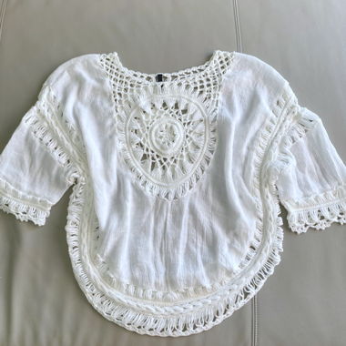Nuova Tunica Boho con Crochet Chicorée
