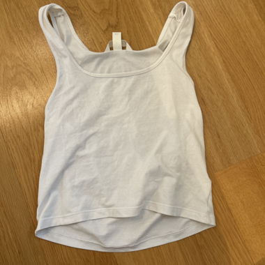 White tank top
