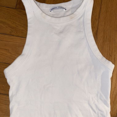 Weißes Top von Bershka