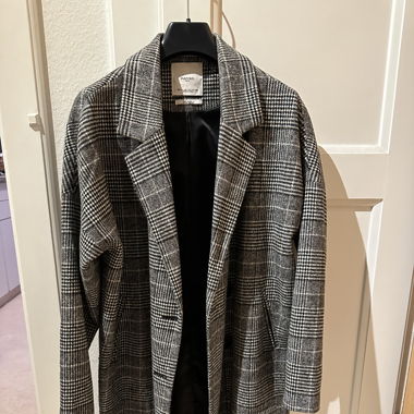 Woll Mantel kartiert / Checked wool coat