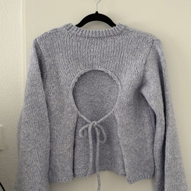 Pullover mit offenen Rücken Na-kd Pastell lila