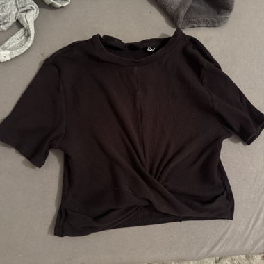 T-shirt court noir 