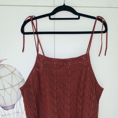 Gestricktes Tanktop / XL 
