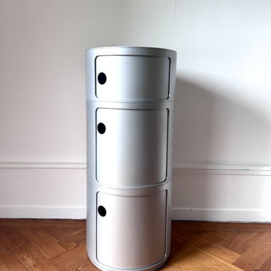 Kartell Componibili Big silber, Anna Castelli 1969