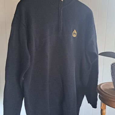 RALPH LAUREN Strickpullover ¼Zip Troyer L 42 44