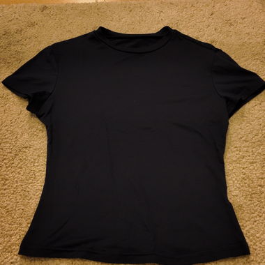T-shirt da donna blu navy