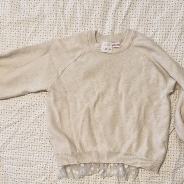 Pull enfant beige ZARA, 3-4 ans