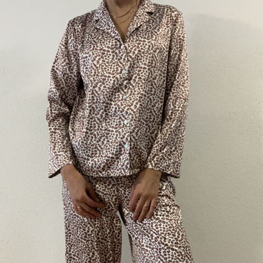 Pyjama imprimé léopard