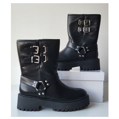 Schwarze Alternative Boots