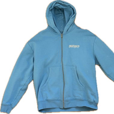 Multiply Apparel: Oversize Sweatjacket - Blau