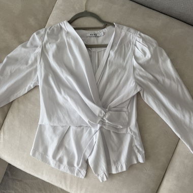 Weisse Bluse NAKD Grösse 38
