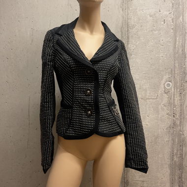 BIBA Studded Tailored Jacket with Charms