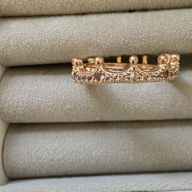 Cute Princess ring rosé gold
