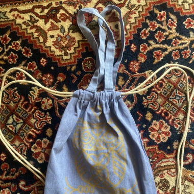 Stofftasche Fizzen blau