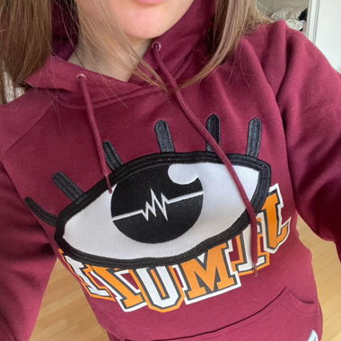 Hoodie avec détail œil