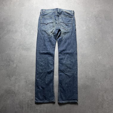 Jean Diesel à Coupe Droite Bleu Foncé W29 L32